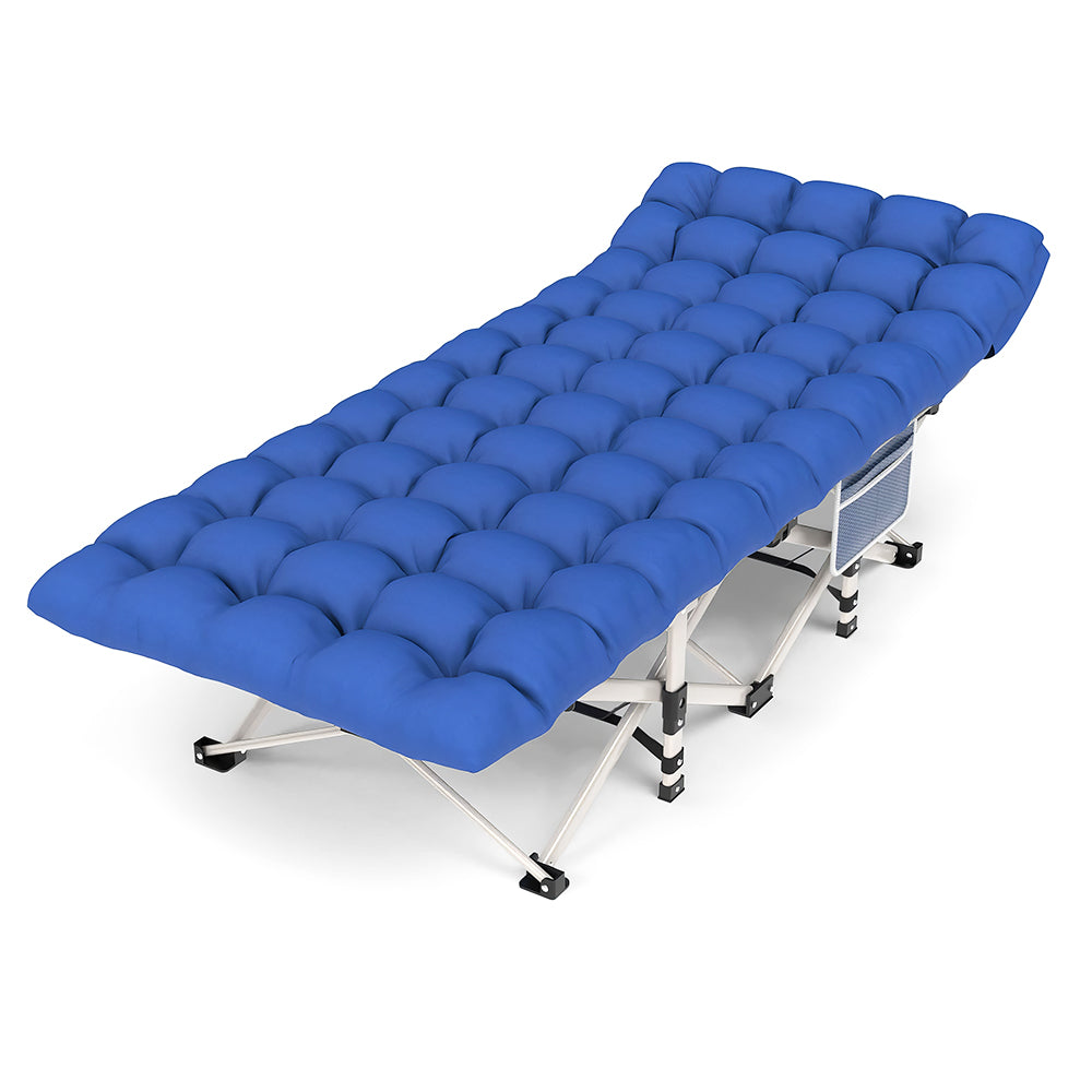 Heavy Duty Camping Cot with Mattress Foldable for Adults 500 LBS
