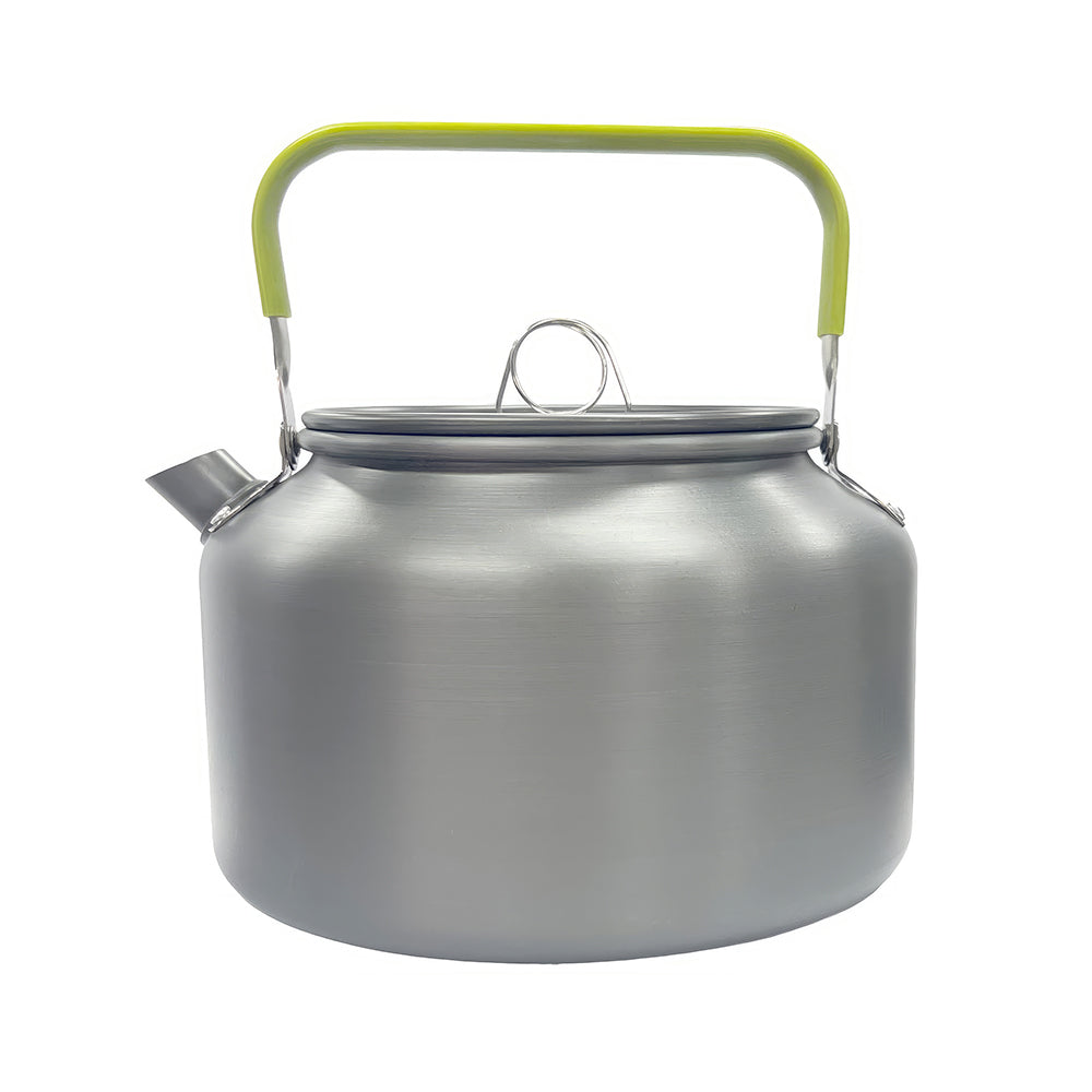 1.8L Lightweight Camping Kettle for Open Fire and Stove Use