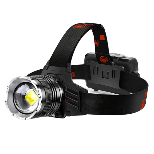 Rechargeable LED Headlamp 990000 Lumens Zoomable Waterproof