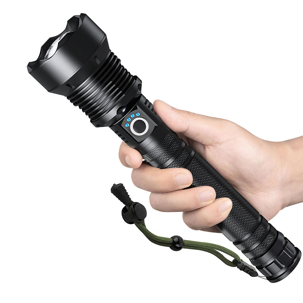 Rechargeable LED Flashlight 990000 Lumens High Power Waterproof