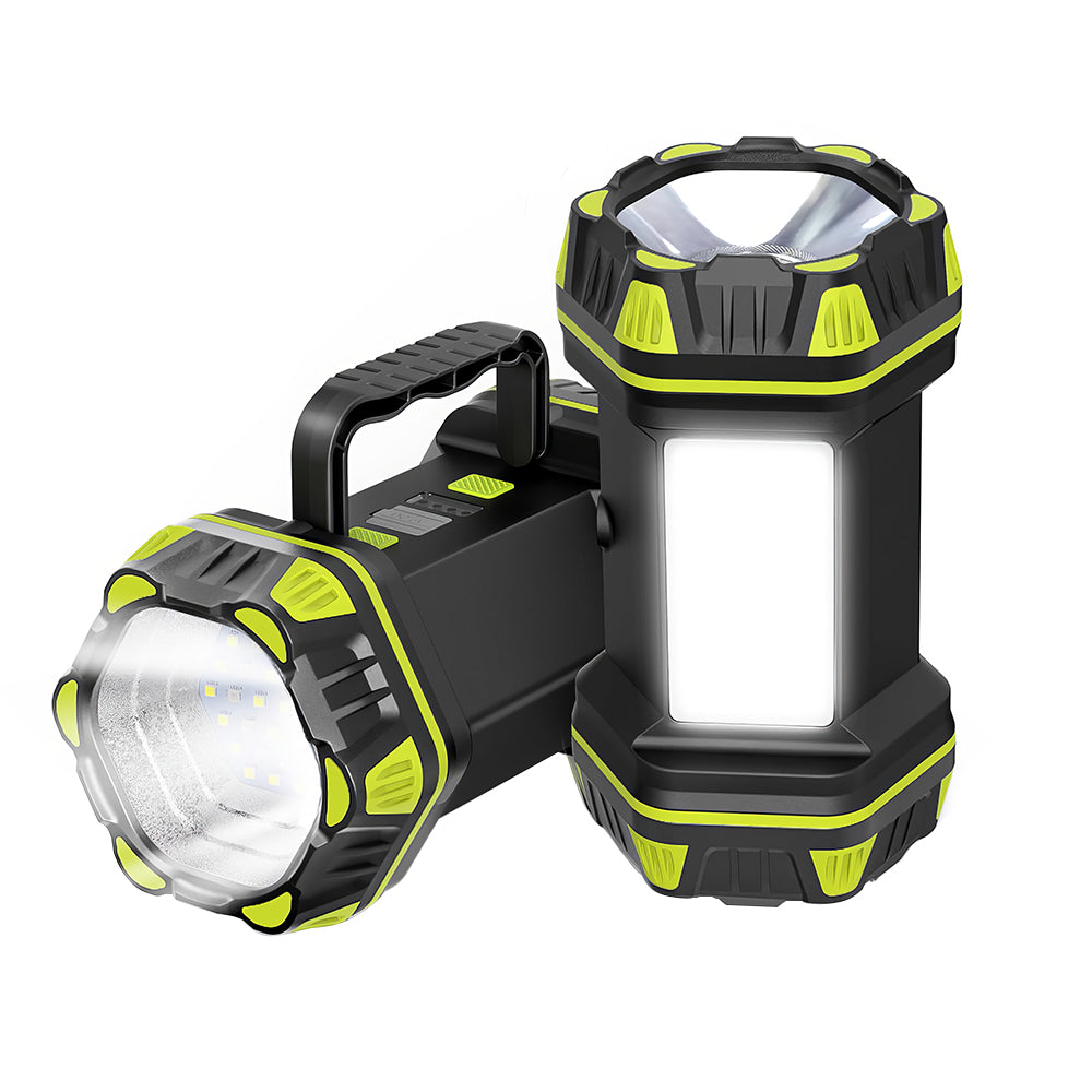 2 Pack Rechargeable Camping Lanterns 8 Modes LED Flashlight Set