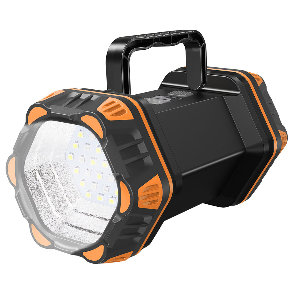 2 Pack Rechargeable Camping Lanterns 8 Modes LED Flashlight Set