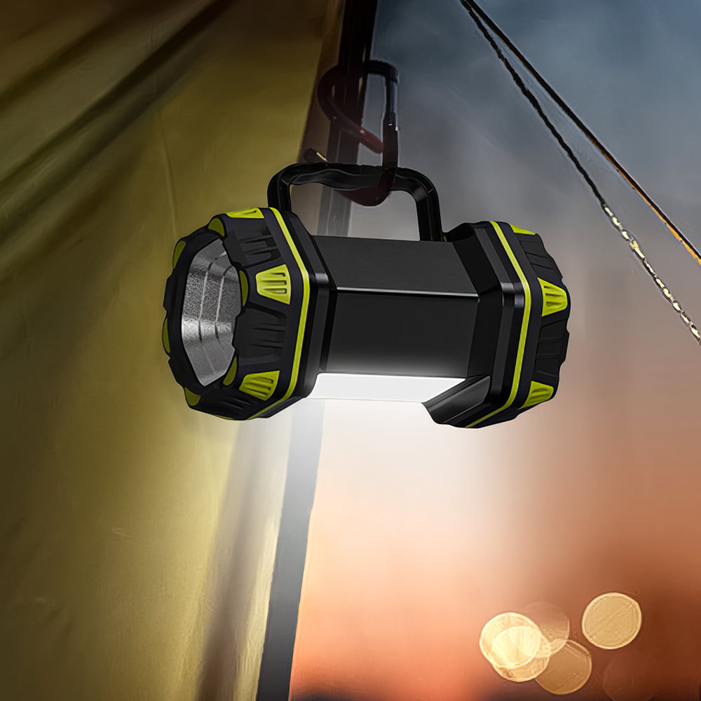 2 Pack Rechargeable Camping Lanterns 8 Modes LED Flashlight Set